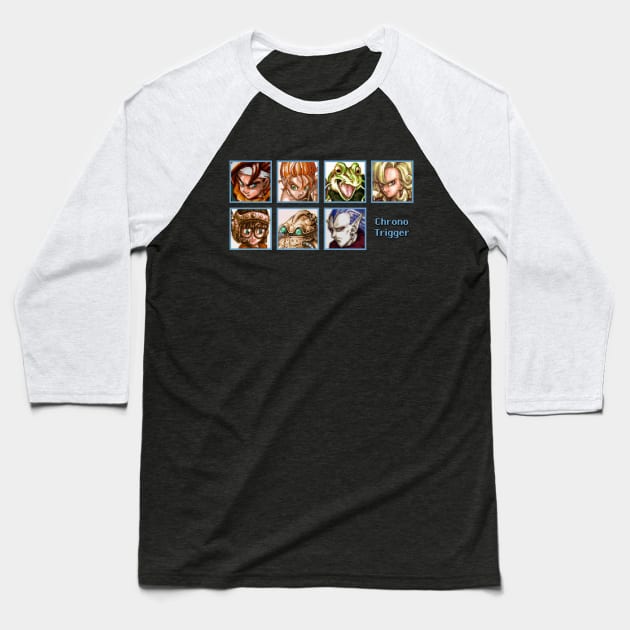 Heroes in Time v2 Baseball T-Shirt by Quillix